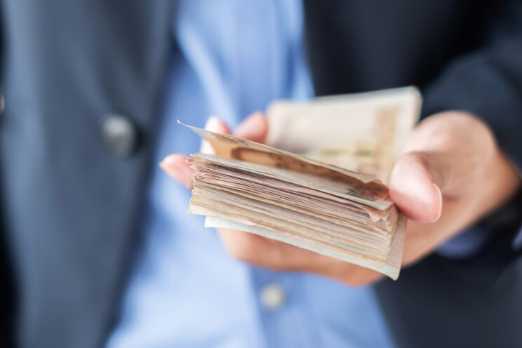 Close up Process Implants teeth health care on white background.